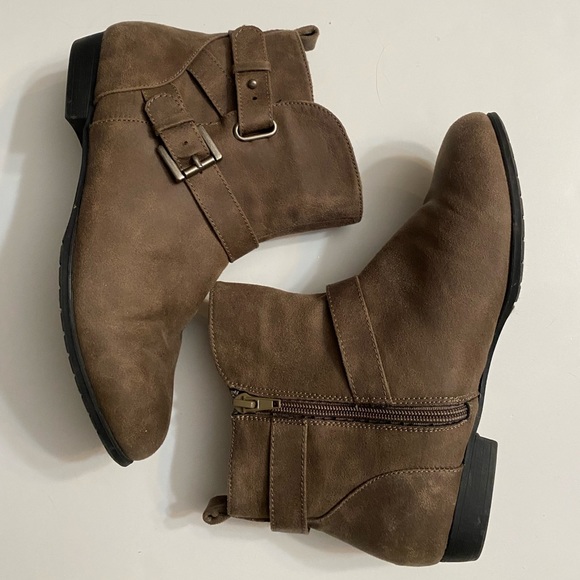 Rampage Ram-Bidelia ankle boots, brown, women’s size 8M, adjustable strap - Picture 2 of 11